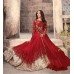 STUNNING RED LONG LENGTH WEDDING WEAR ANARKALI GOWN